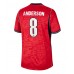 Anglie Elliot Anderson #8 Venkovní Dres MS 2026 Krátkým Rukávem Anglie Elliot Anderson #8 Venkovní Dres MS 2026 Krátkým Rukávem